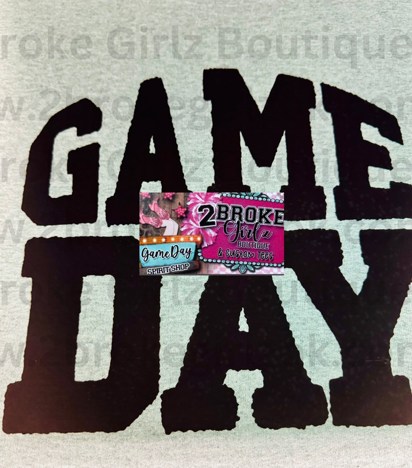 DTF Chenille Game Day Crewneck