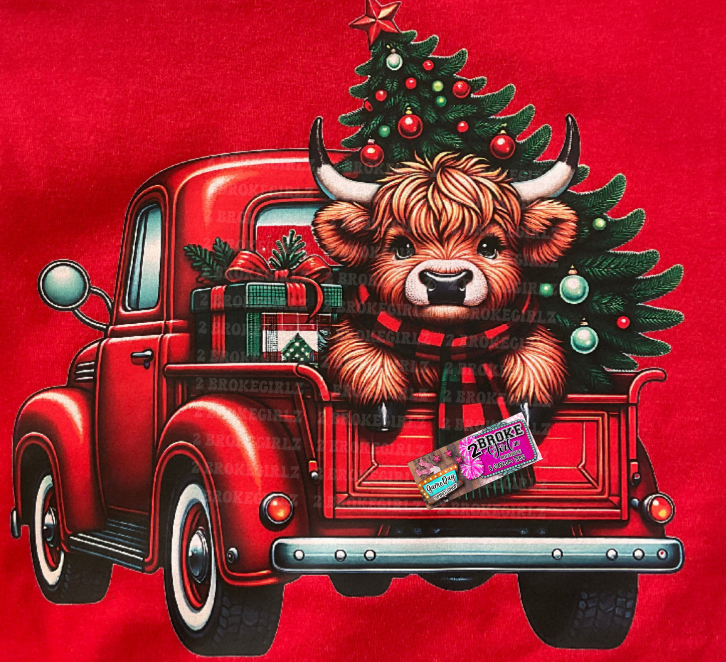 Christmas Truck Tee or Crewneck