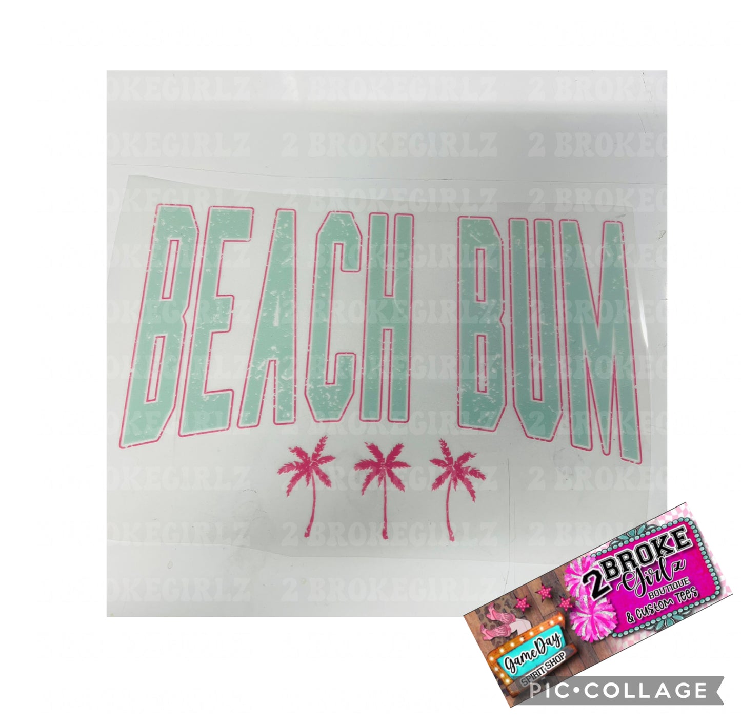 DTF Beach Bum Print
