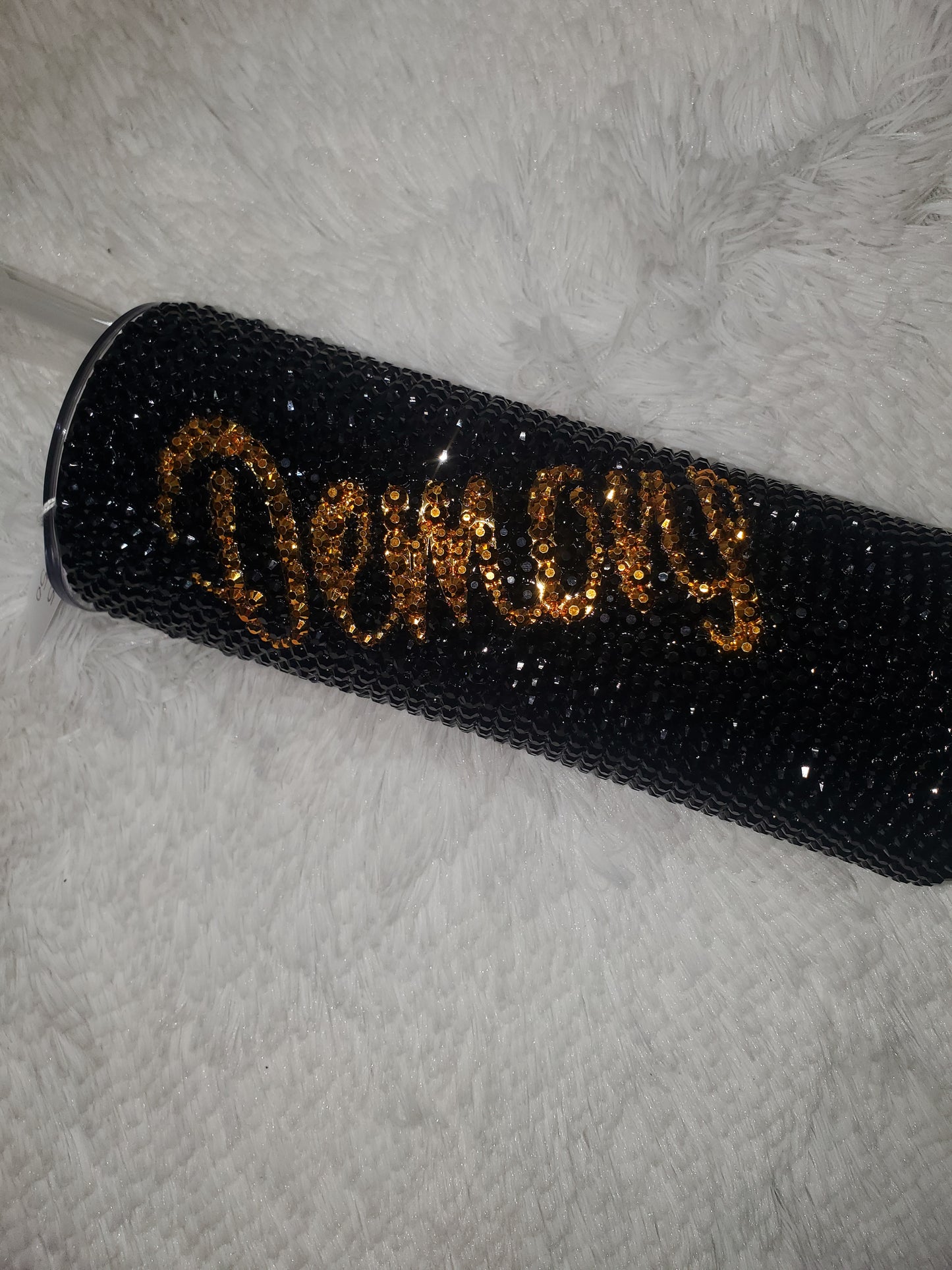 Demons Rhinestone Tumbler