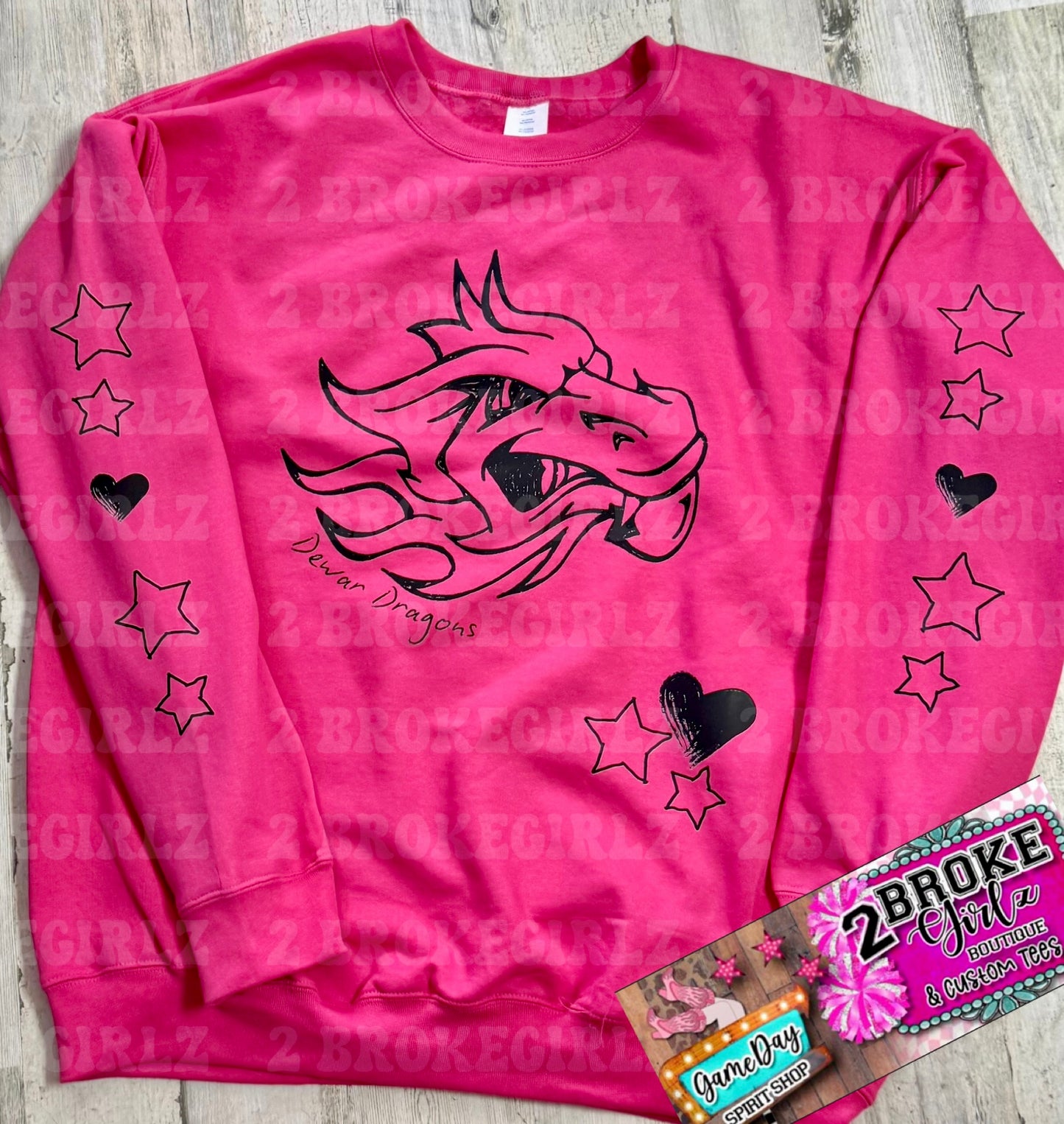 Custom Mascot Graphic Sweatshirt