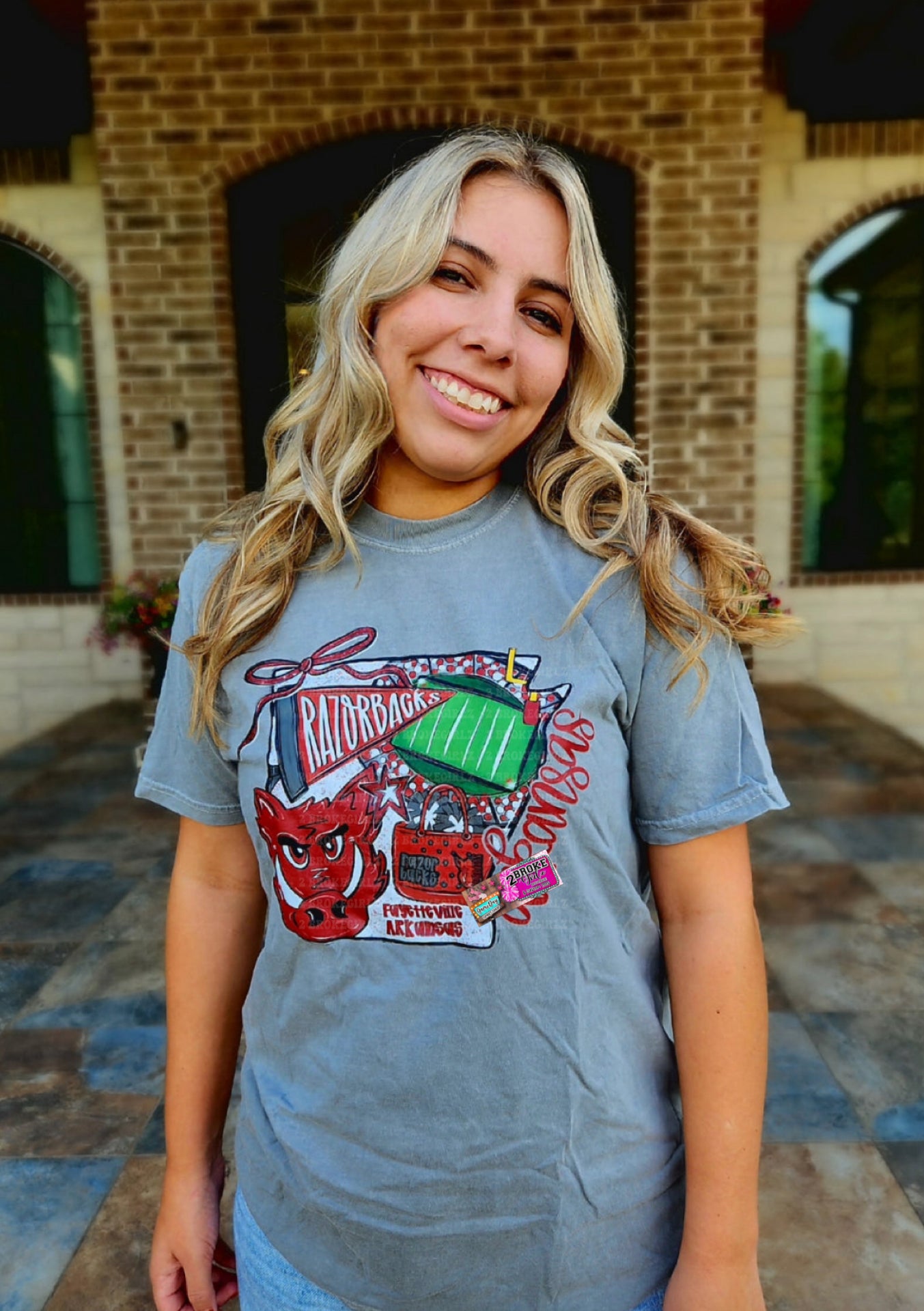 AR Razorbacks Graphic Tee