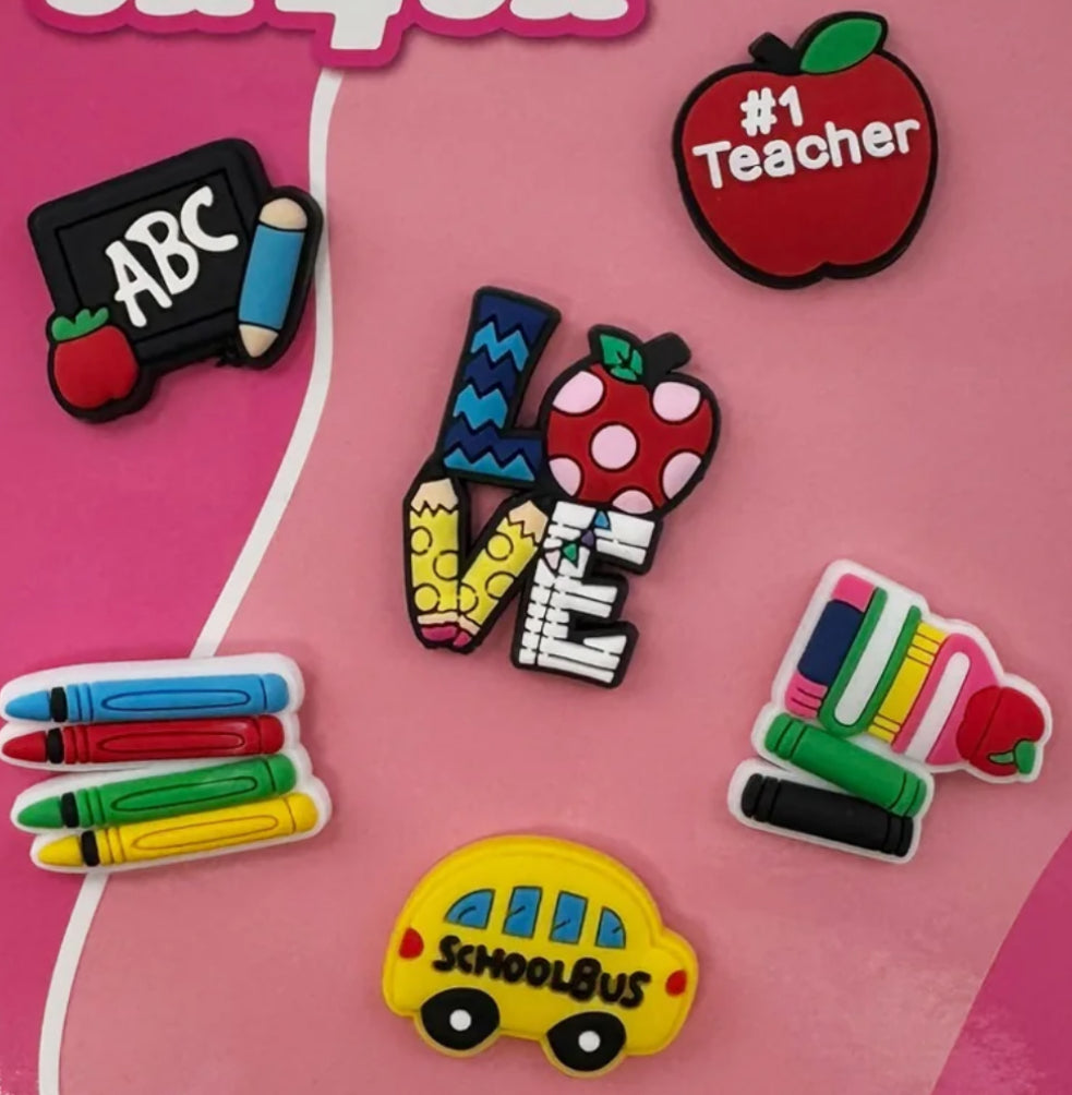 Teacher Love Tumbler Sleeve Charms