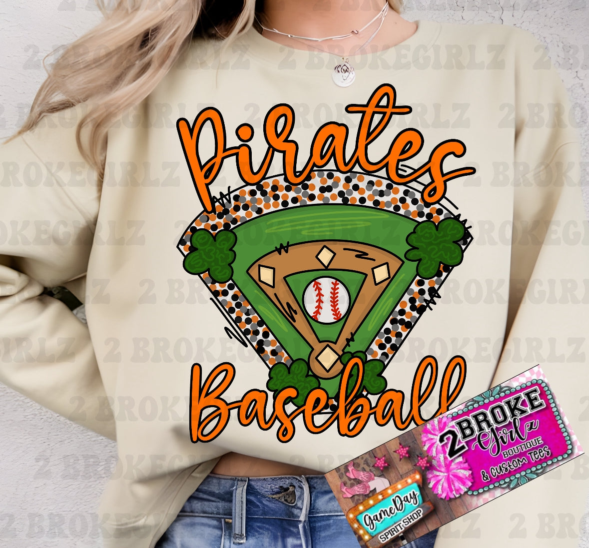Pirates Sweatshirt Or Tee Custom Tee