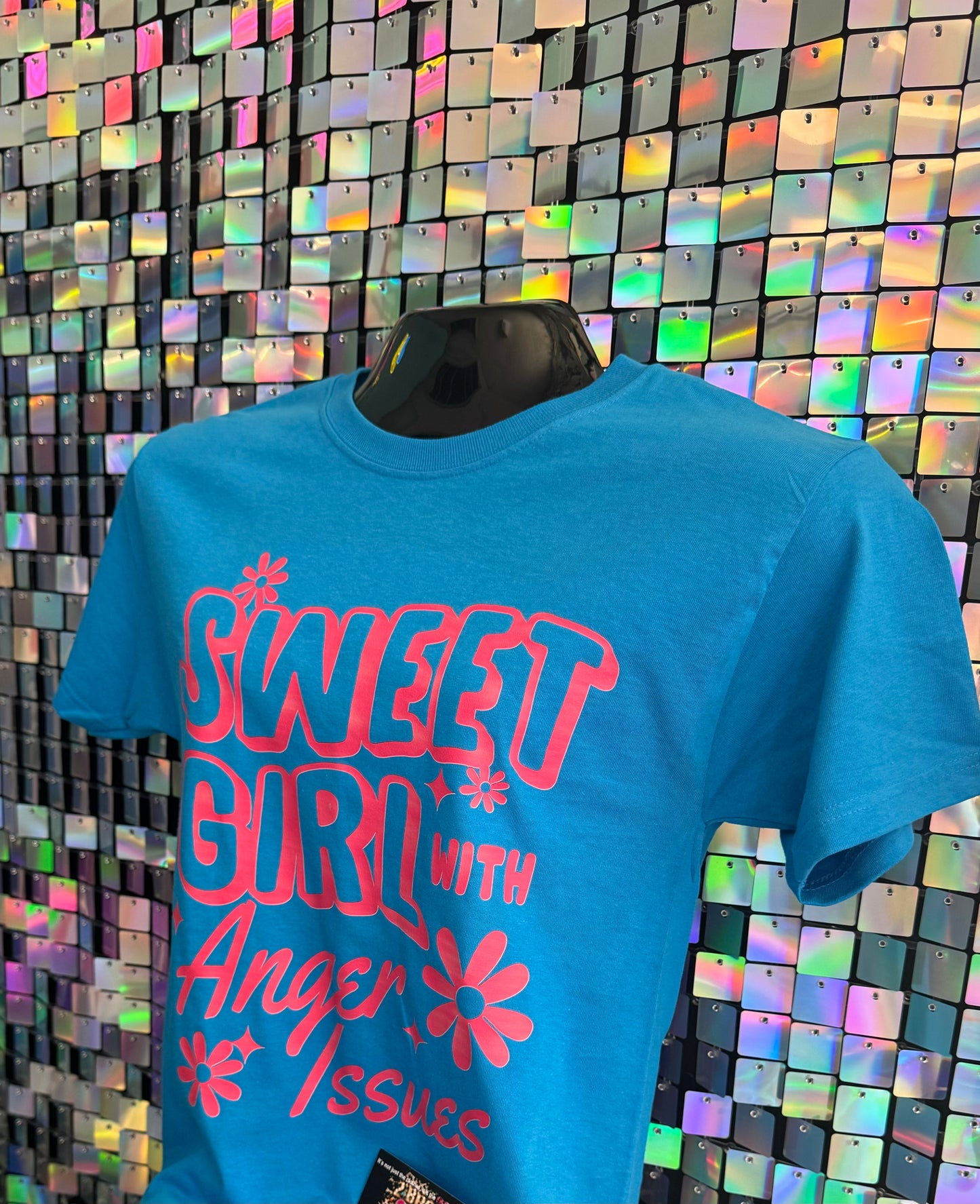 Sweet Girl With Anger Issues DTF Graphic Tee