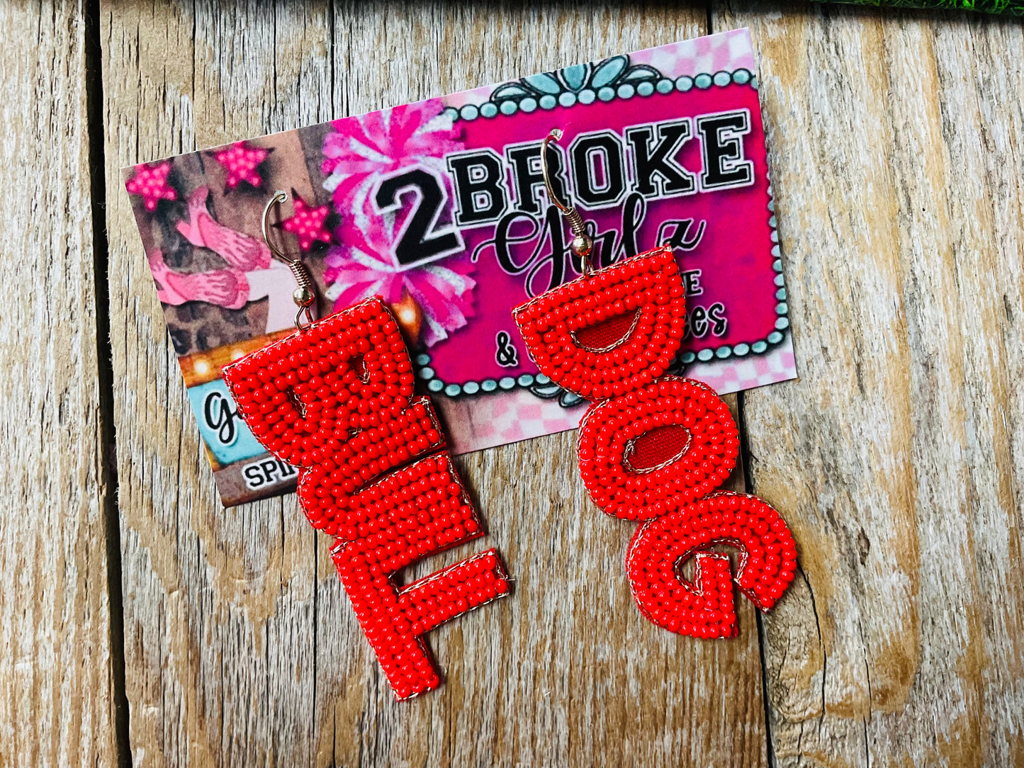 Bulldog Earrings