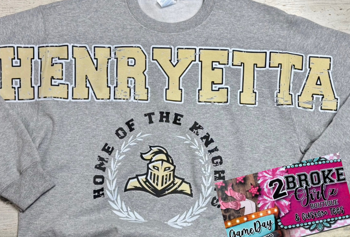 Henryetta Home of the Knights Sweatshirt