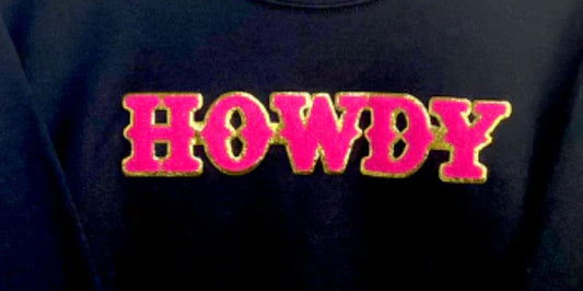 Howdy Chenille Patch T-Shirt