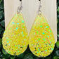 Hypoallergenic Teardrop Yellow Earrings