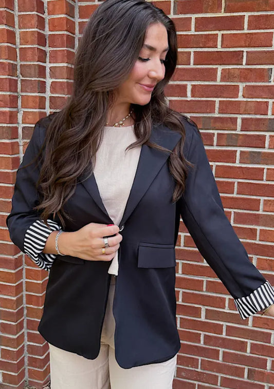 Striped Blazer