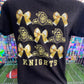 Knight Coquette Bow Graphic Tee