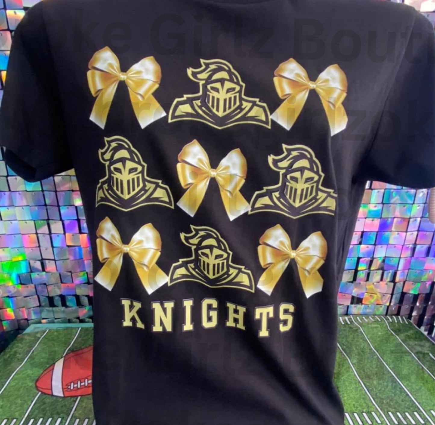 Knight Coquette Bow Graphic Tee