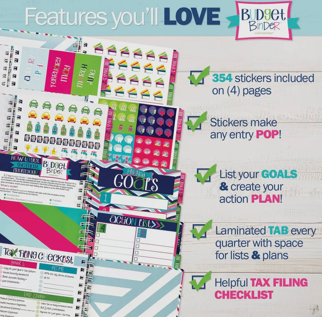 Budget Binder™ Bill Tracker
Financial Planner