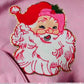 Pink Santa Chenille Crewneck - Read Description