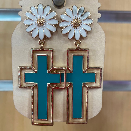 Cross Earrings