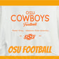 OSU Cowboys Shot White
Cropped Corded Crew
Sweatshirt