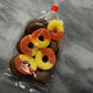 Gourmet O'Peach
Rings w/
Milk Chocolate