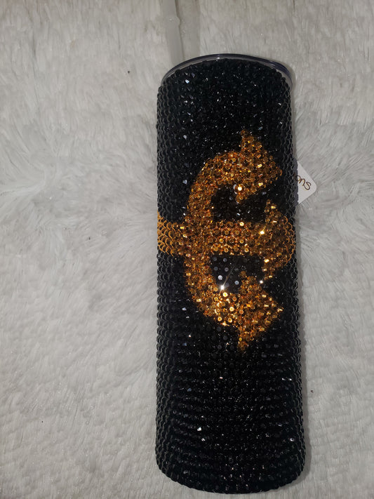 Demons Rhinestone Tumbler