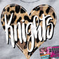 Knights Leopard Heart Crewneck/Tee