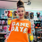 Game Day Chenille Patch Mom Crop Top