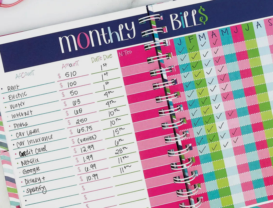 Budget Binder™ Bill Tracker
Financial Planner