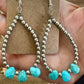 Magnesite Turquoise Teardrop Earrings
Dangle Western Jewelry