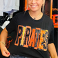 Customize Your Mascot. Pirates Spirit Double Stacked Bella Canvas Tee