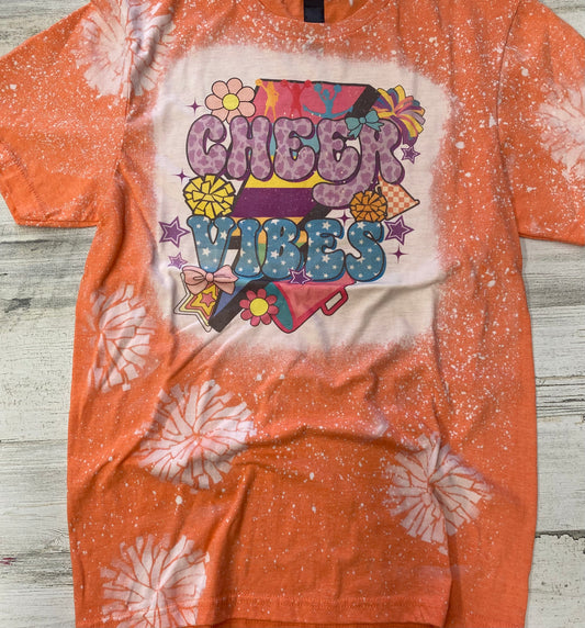 Bleached Cheer Vibes Tee