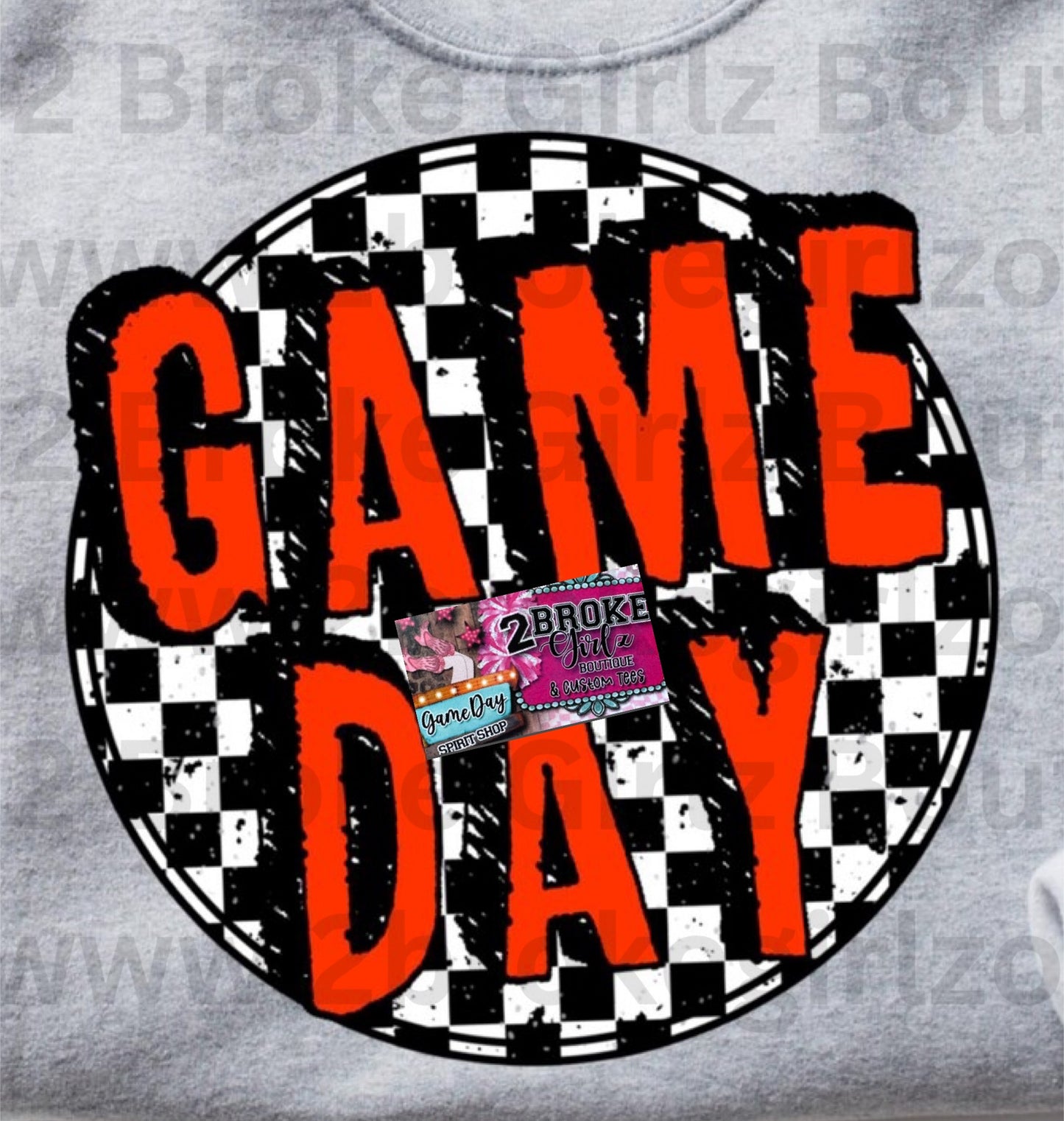 Game Day Check Tee/Graphic Tee