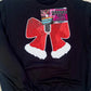 Santa Bow Chenille Crewneck - Read Description