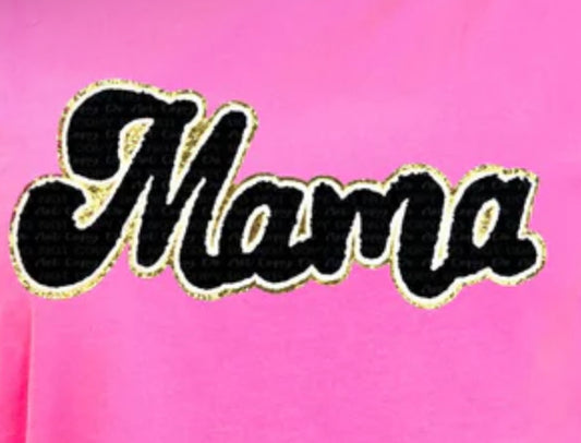 Chenille Mama Patch Crewneck