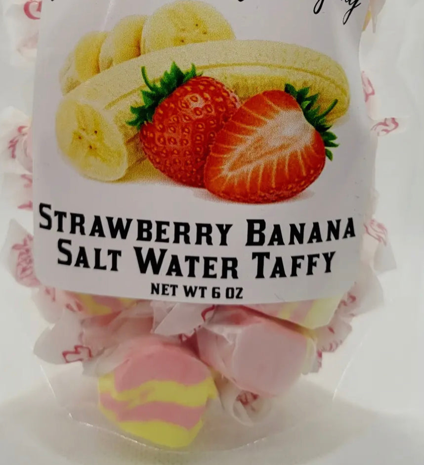 Strawberry Banana Salt Water Taffy