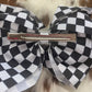 Checkered Hair Bow