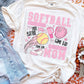 Softball Mom Comfort Colors Tee