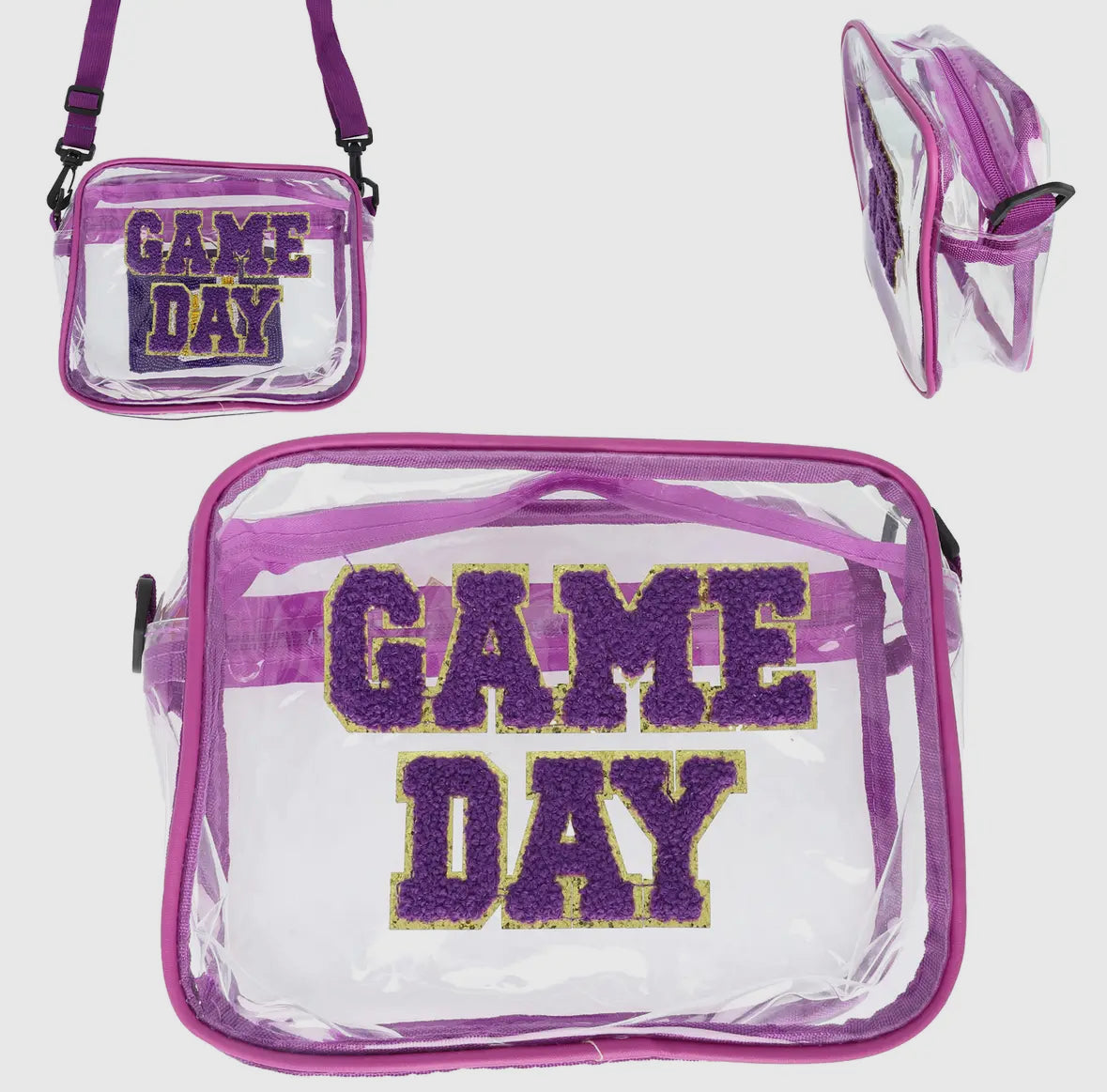 Chenille Game Day Patch Stadium Bag