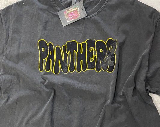 Panthers Mom Crop T-Shirt