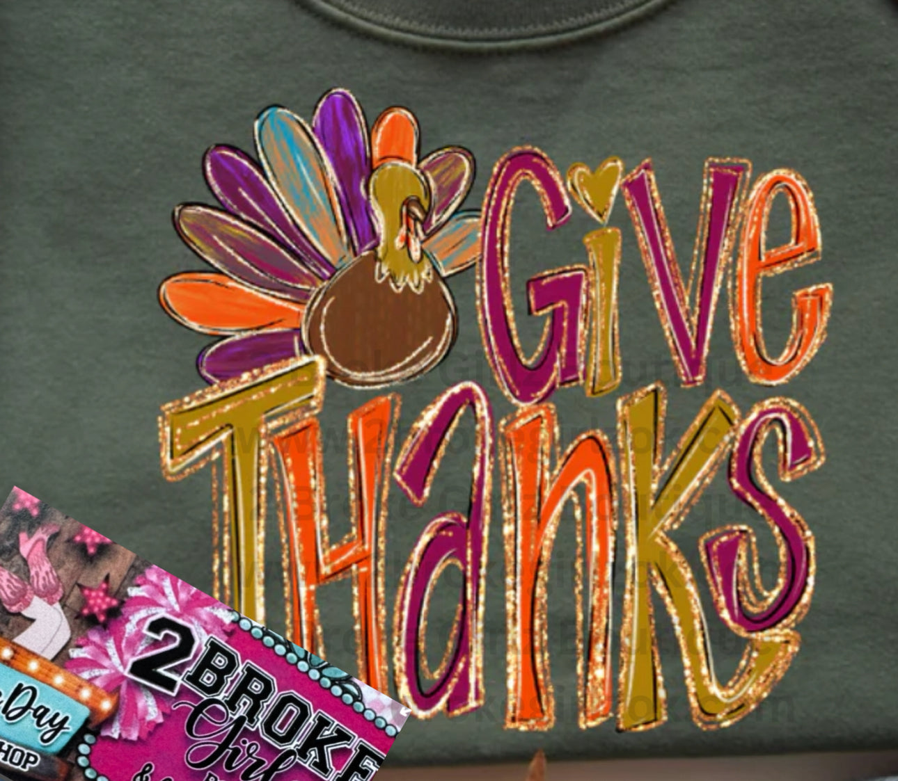 Give Thanks Tee Or Sweatshirt