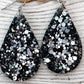 Simple Glitter Teardrop Hypoallergenic Earrings