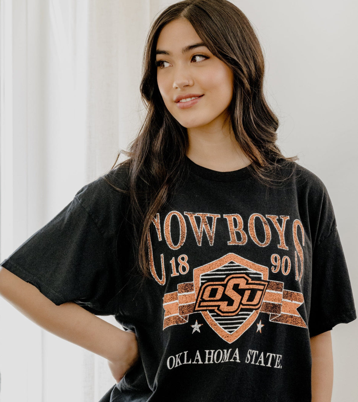 OSU Cowboys Pep Rally Black
Thrifted Tee