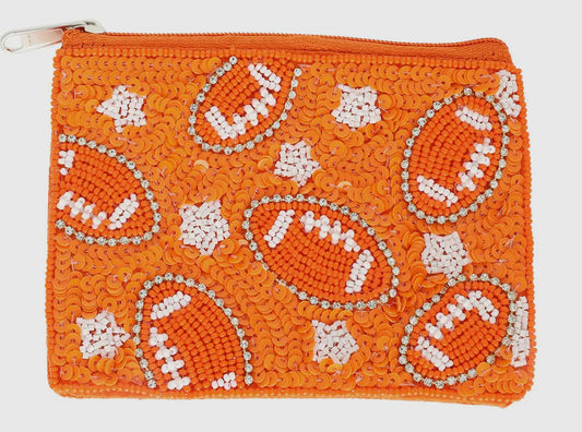 Football Bead Sequin Embroidered Bag