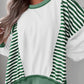 Colorblock Plus Size Oversize Sweatshirt