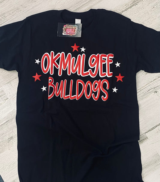 Okmulgee Bulldogs Puff Tee