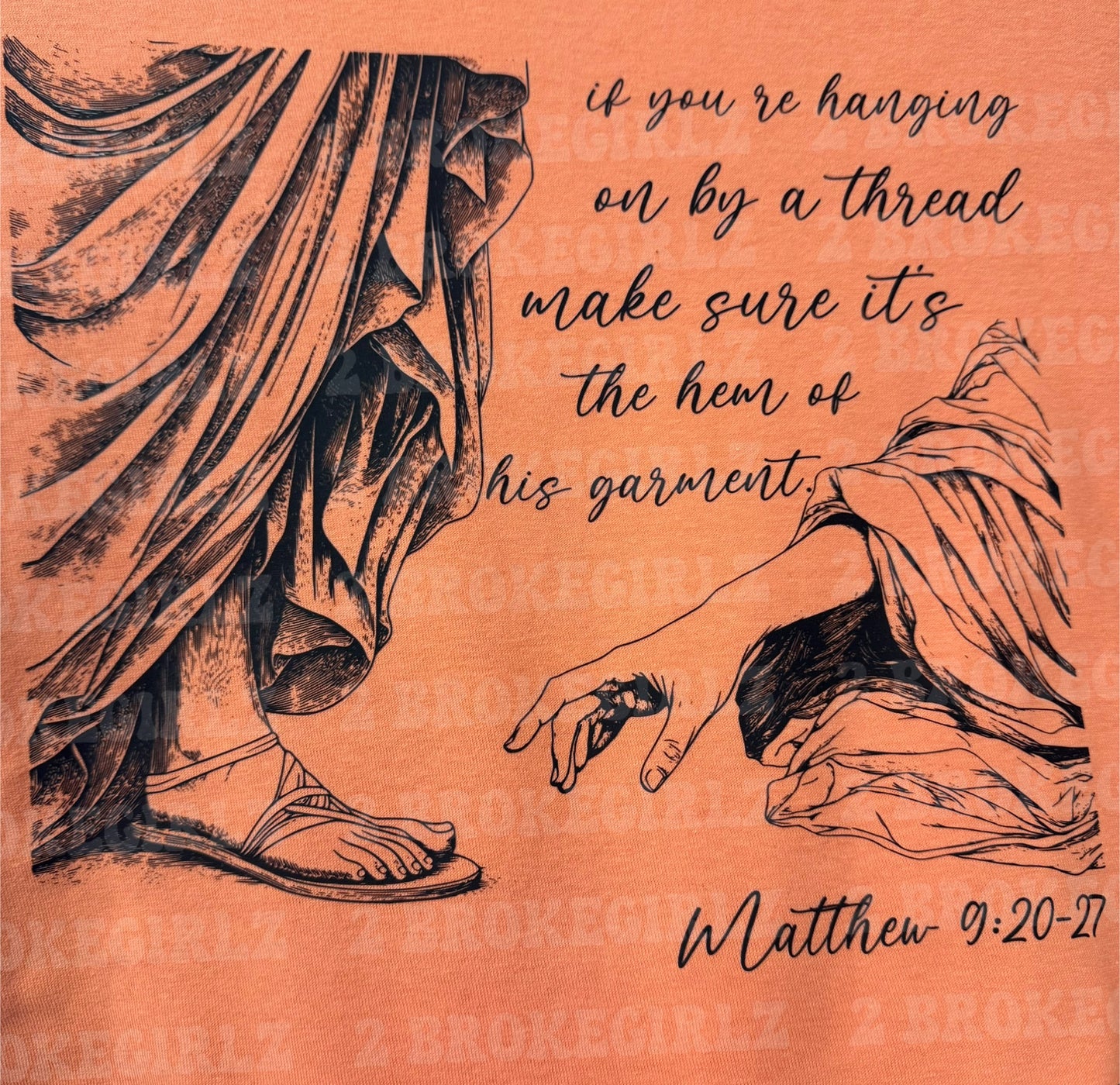 Faith Graphic Tee Matthew 9:20-27