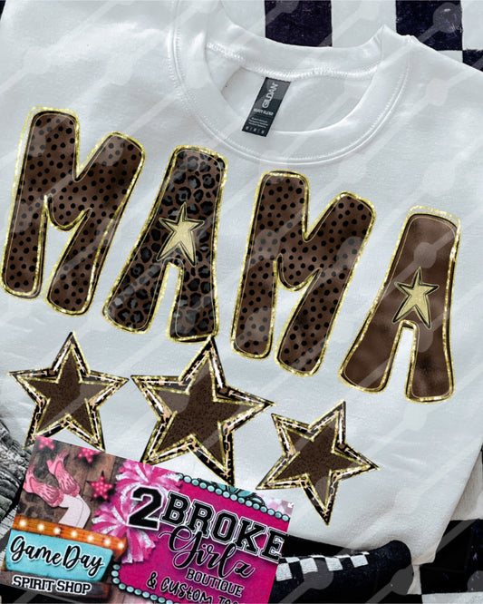Mama Leopard Tee Or Sweatshirt