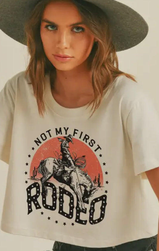 Not My First Rodeo Cowboy
Graphic Tee