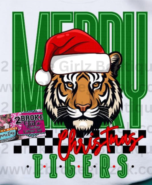 Christmas Tigers Tee/Crewneck