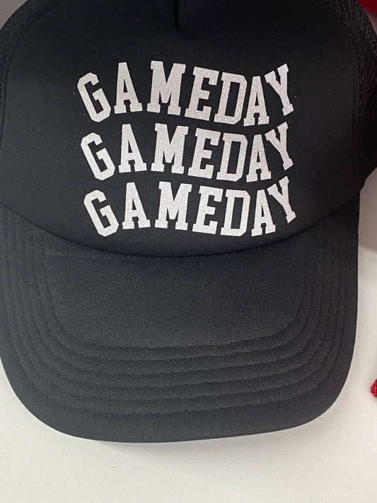 Game Day Game Day Game Day Glitter Hat