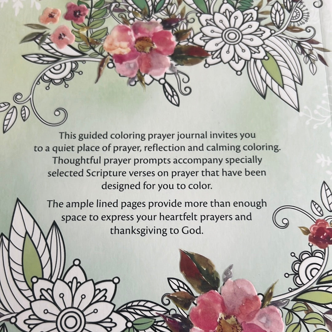 My coloring prayer journal