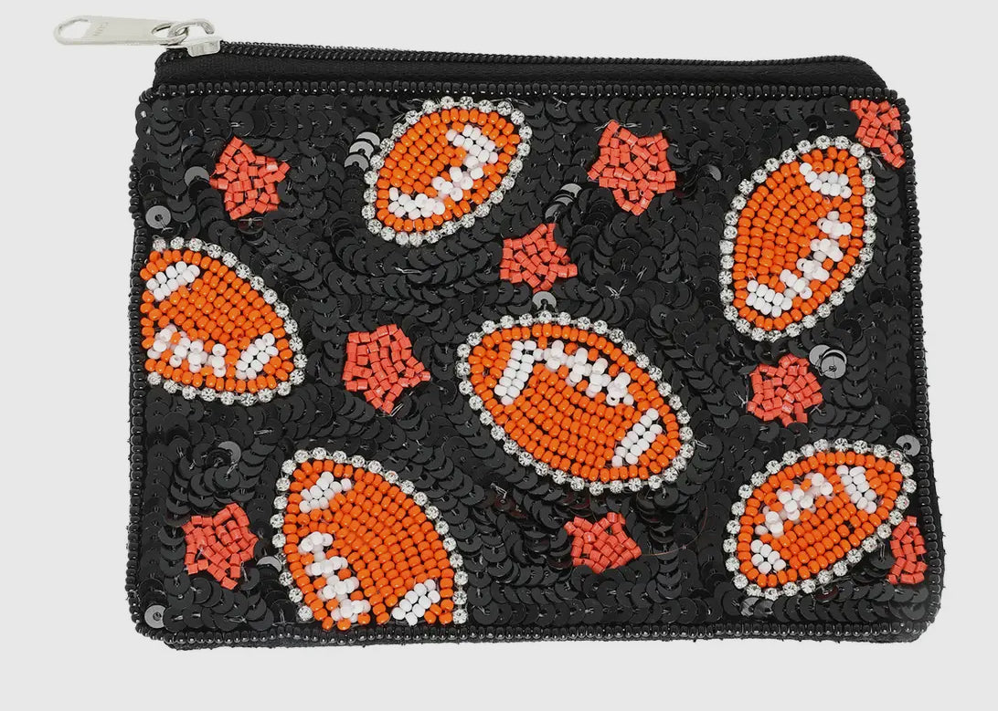 Football Bead Sequin Embroidered Bag