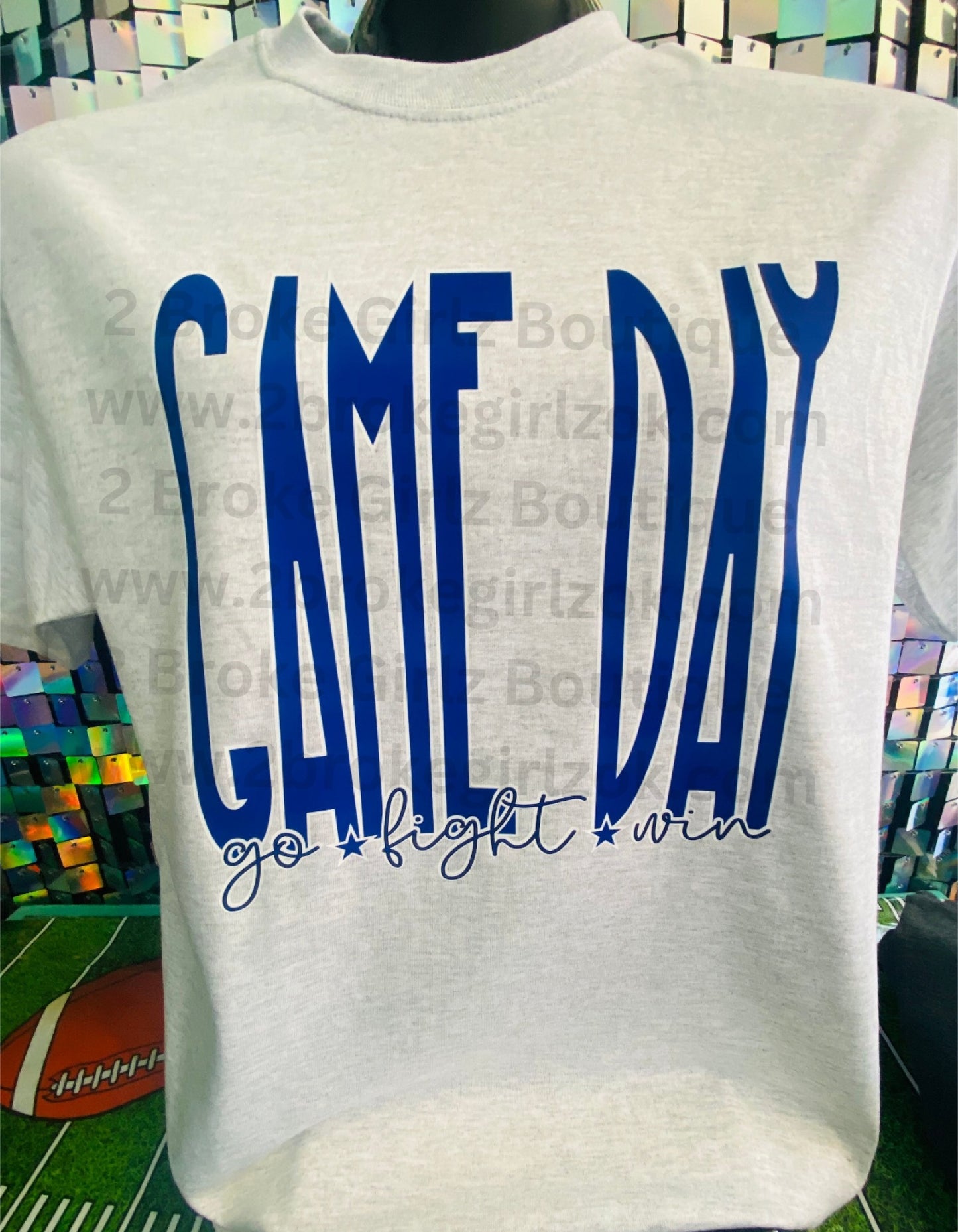 Blue Game Day Tee